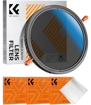 Image de Filtre ND & CPL de 62 mm, filtre gris variable 2 en 1, polariseur, de 1 à 5 diaphragmes