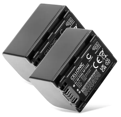 Immagine prodotto di CELLONIC 2x Batteria per Fotocamera Compatibile con Sony DCR-DVD103, DCR-DVD105, DCR-DVD106, NP-FH50 – (1400mAh, 7.4V)
