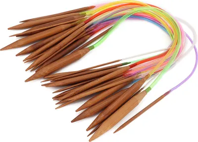 Produktbild von Bambus-Nadeln,Bambus-Stricknadeln,Doppelt spitze Bambus-Nadeln,Bambus-Pullover-Nadeln,Ringförmige Stricknadeln