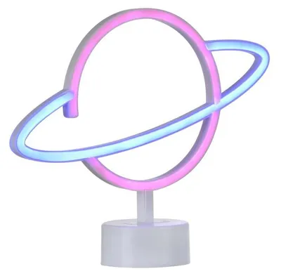 Obrázok produktu pre JUST LIGHT NEON-SATURN LED Neon-LED-Bild ružová, modrá 1 W viacfarebná 85029-70