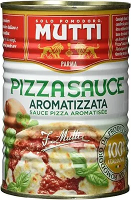 Produktbild von Mutti Pizza Sauce aromatizzato frisch geerntete Tomaten 400g