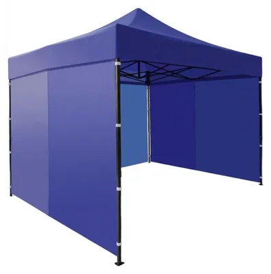 Produktbild von Automatisch aufstellbares Event-Gartenpavillon-Zelt, 3 x 3 m, blau, MultiGarden