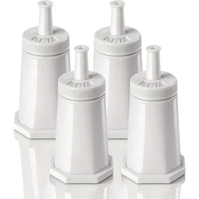 Produktbild von Ersatzfilter für Sage Kaffeevollautomat (4er Pack) – Kompatibel mit SES008WHTONEU – Wasserfilter Patrone als Zubehör