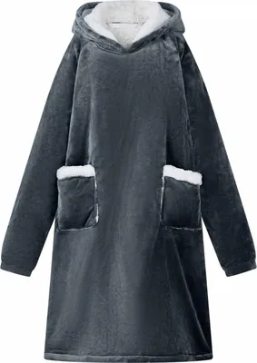 Produktbild von "2026 Moderne"Decken-Hoodie Marineblau S Fleece und Flanell - Decken-Hoodie Cloris913279