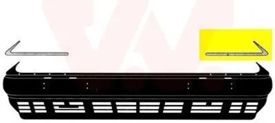 Image de VAN Wezel | Baguette décorative/de protection, pare-chocs ** Equipart ** (3025581) adaptable à Mercedes-Benz