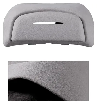 Image de Étui pour lunettes de voiture, boîte à lunettes, support pour lunettes de soleil, boîte de rangement pour l'habitacle, installation facile, pièce de rechange pour Tesla