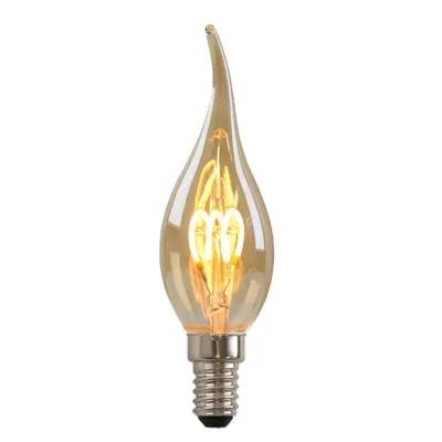 Produktbild von Olucia TUELO - E14 LED-Kerzenlampe - 2 W - 2200 K - Dimmbar - Bernstein
