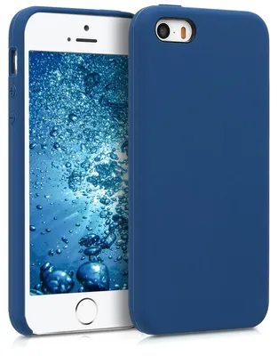 Produktbild von kwmobile 42766.116, Hauthülle, Apple, iPhone SE/5/5S, 10,2 cm (4"), Blau