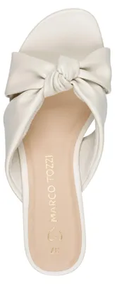 Produktbild von MARCO TOZZI Damen Pantolette Knoten Queenie 2-27202-46, Größe:40 EU, Farbe:Beige