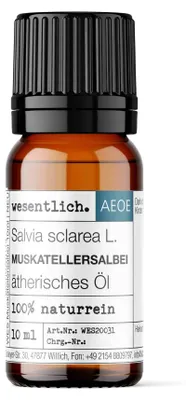 Produktbild von Muskatellersalbei (10ml) - naturreines, ätherisches Öl von wesentlich.