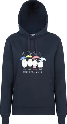 Obrázek produktu pro Mountain Warehouse - "Great British Weather" Kapuzenpullover für Damen MW3848 (40 DE) (Marine)