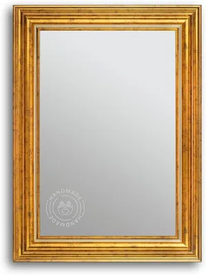 Produktbild von Antik Wandspiegel 30x180 cm mit Rahmen | Gold | Shabby Chic Vintage Barock Spiegel mit Holzrahmen | Barockspiegel inkl. Metall Aufhänger und Montagematerial
