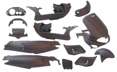 Obrázok produktu pre 15-dielna sada kapotáže Edge pre Gilera Runner do modelového roku 08-2005 - matná šedá