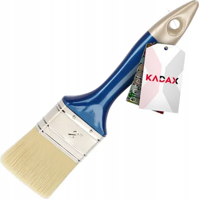 Obrázek produktu pro KADAX Jednoduchý štětec "Ambler", z plastu, plochý štětec s pohodlnou rukojetí, štětec, 2"