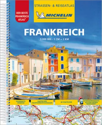 Produktbild von Michelin Straßenatlas Frankreich mit Spiralbindung