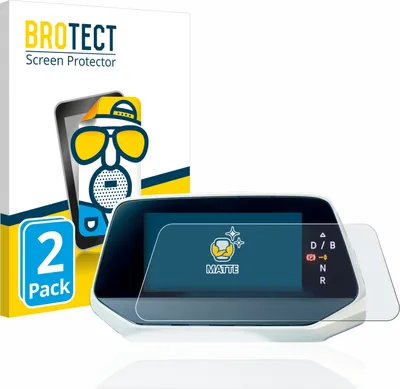 Produktbild von 2x BROTECT Schutzfolie für Volkswagen ID.5 Digitalcockpit Displayschutz Displayschutzfolie Folie Matt Entspiegelungsfolie