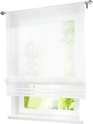 Produktbild von Famanu Rollo Transparent Voile - 1 Stück