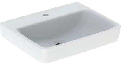 Immagine prodotto di Geberit Renova Plan, lavabo, 60x48 cm, 1 trou pour robinet, sans trop-plein, 501637, 501.637.00.1, 501.637.00.1