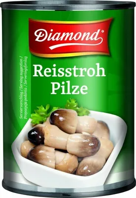Produktbild von [ 425g / 200g ATG ] DIAMOND Reisstrohpilze, ganz | Straw Mushrooms, whole