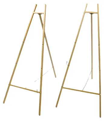 Image de Chevalet, réglable en hauteur, socle stable, doré, 104 cm  40,95 pouces