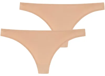 Produktbild von Schiesser Damen String 2-Pack Invisible Lace - maple - Größe 34