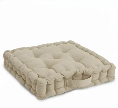 Produktbild von Beautissu Bodenkissen Sitzkissen Mila, 50x50cm, Leinen