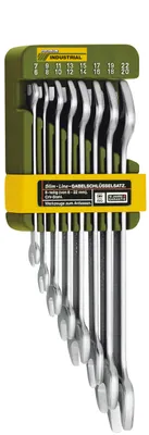 Produktbild von Proxxon Industrial 23800 SlimLine Double-ended open ring spanner set 8-piece Spanner size (metric) 6 - 22 mm