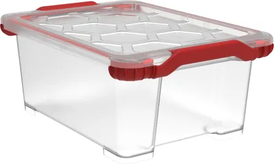 Produktbild von Rotho Aufbewahrungsbox Evo Total inkl. Deckel 11 L transparent