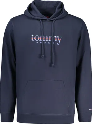 Produktbild von Herren-Kapuzenpullover Blau aus Regenerierter Baumwolle mit Fronttasche