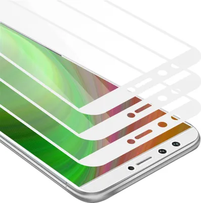 Immagine prodotto di Cadorabo 3x pellicola blindata a schermo intero per Honor 9 LITE pellicola protettiva in vetro temperato nero di protezione del display