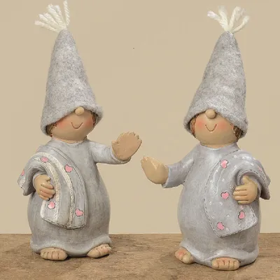 Produktbild von Dekofigur Wichtel H.16 cm  Deko Winter Weihnachten