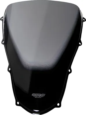 Image de Pare-brise MRA forme originale O gris fumé avec ABE pour Aprilia RSV 1000