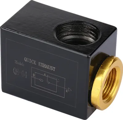 Obrázek produktu pro Pneumatický rychlý výfukový ventil 3/8 "/1/2" vstupního portu z hliníkové slitiny (QE-04 G1/2")
