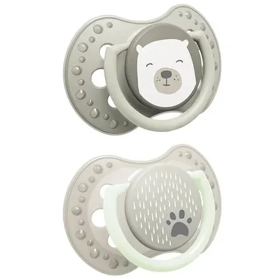 Produktbild von LOVI Schnuller Silikon dynamisch Buddy Bear 6-18 m 2 St. 22/865