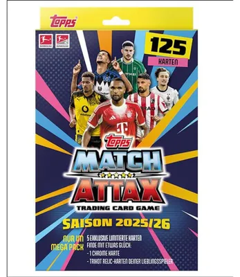 Produktbild von Bundesliga Match Attax Trading Cards 2025/26 Mega Pack