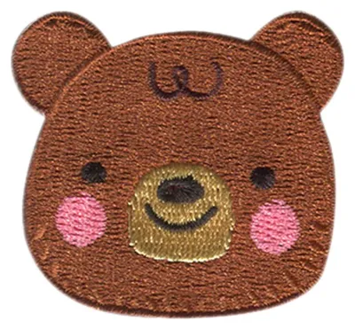 Produktbild von Teddybär Tier - Aufnäher, Bügelbild, Aufbügler, Applikationen, Patches, Flicken, Zum Aufbügeln, Größe: 5,1 x 4,6 cm