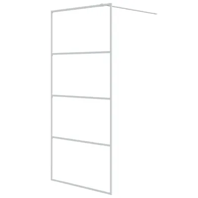 Produktbild von vidaXL Duschwand für Begehbare Dusche Weiß 90x195 cm ESG-Klarglas