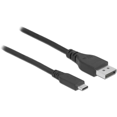 Produktbild von Delock Bidirektionales USB Type-C zu DisplayPort Kabel (DP Alt Mode) 8K 60 Hz 0,5 m DP 8K