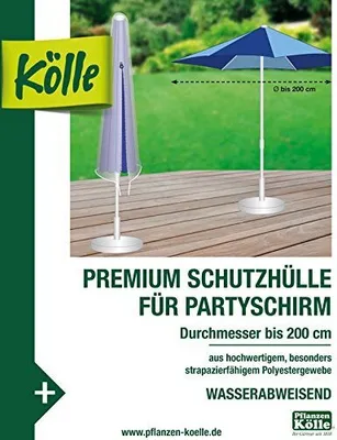 Zdjęcie produktu dla Pokrowiec ochronny na parasol b.200 cm