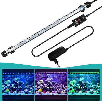 Produktbild von Peviasot 5W LED Aquarium Beleuchtung Aquariumleuchte RGB Fisch Tank Strahler Schalentiere