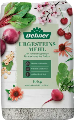 Produktbild von Dehner Urgesteinsmehl, fördert natürliche Bodenfruchtbarkeit, 10 kg