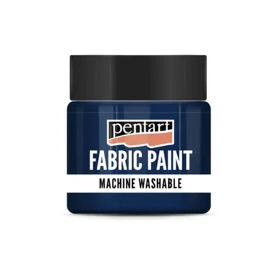 Zdjęcie produktu dla Farba do tkanin i skóry PENTART, 50 ml, błyszczący niebieski