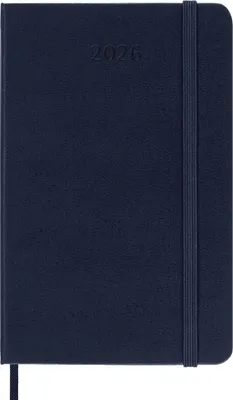 Produktbild von Moleskine 12 Monate Tagesk. 26 A6 1T=1S geb Saphir
