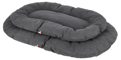 Immagine prodotto di Kerbl Liegekissen Lucca (Farbe Grau, L x B x H 99 x 66 x 10 cm, Hundekissen)