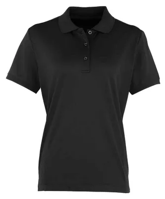 Produktbild von Premier - Poloshirt für Damen LT3130 (L) (Schwarz)