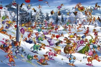 Zdjęcie produktu dla Puzzle 1000 - Ruyer Narty Piatnik