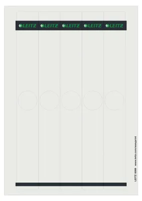 Immagine prodotto di Etichetta posteriore LEITZ per cartelle sospese, 34 x 279 mm