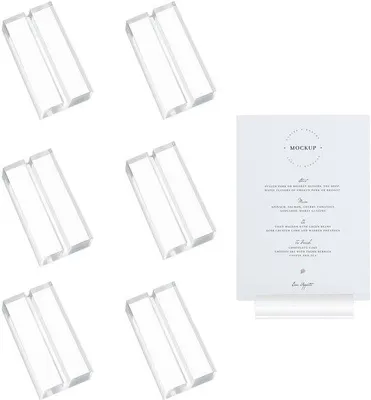 Image de Lot de 6 photos, 10 x 3 x 1,2 cm, idéal pour les fêtes et les événements, les mariages, le bureau
