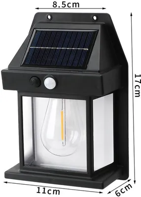 Immagine prodotto di Lampada da esterno a LED con sensore di movimento, illuminazione da giardino, lampione.