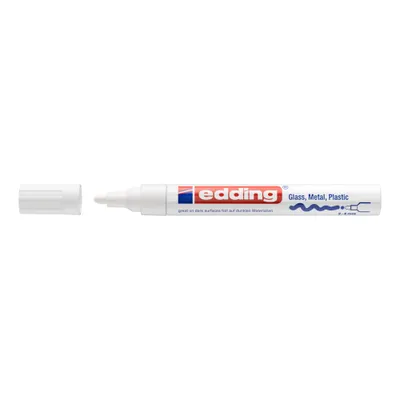 Produktbild von edding 750 Glanzlackmarker - 2-4 mm - weiß